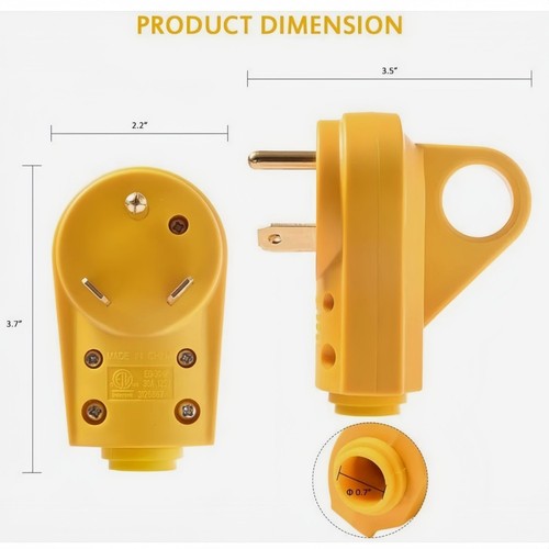 125v 30a power connector - 125v,